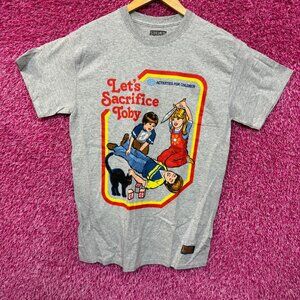 Sacrifice Toby Horror Comedy Cartoon Tee M